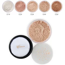 NICEFACE Новинка, фирменная губная помада, макияж, порошок 5 цветов рассыпчатая пудра для макияжа лица Водонепроницаемый свободная Настройка порошок кожи отделка порошок