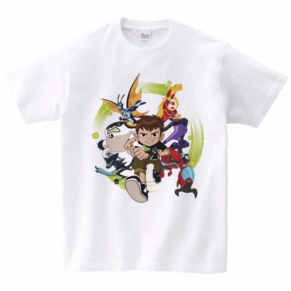 

2019 New Omnitrix Ben 10 Kids T Shirt Genuine Children T-shirt Baby Toddler Summer Tops Boys Girls Anime Cartoon Tees MJ