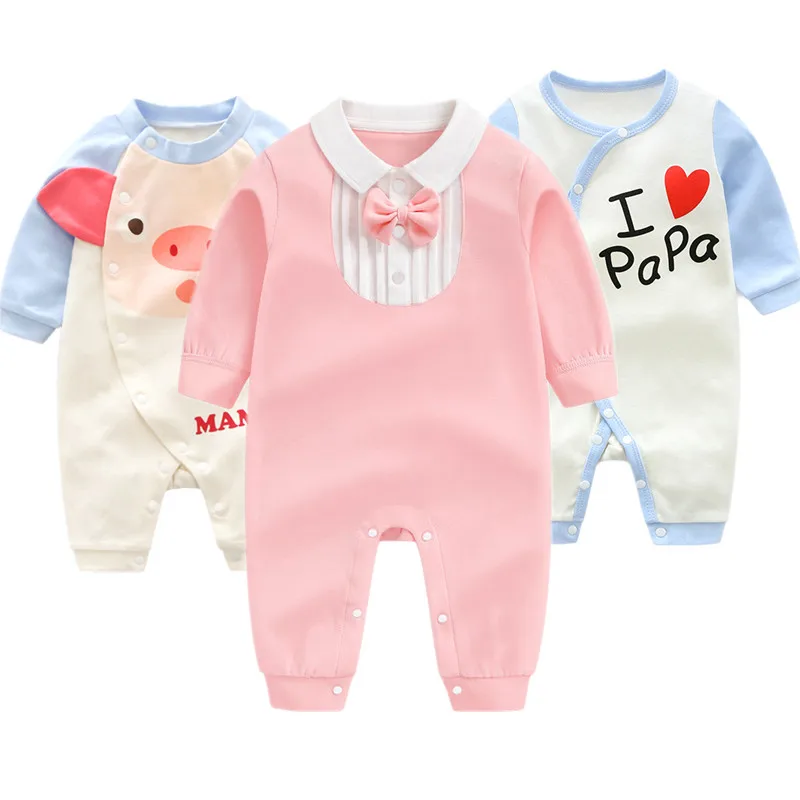 

Spring Baby Rompers Christmas Baby Boy Clothes Newborn Clothing Cotton Baby Girl Clothes Roupas Infant Jumpsuits Newborn Rompers