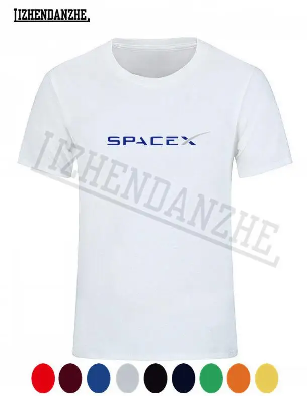 

SpaceX T-shirt Elon Musk heavy falcon T shirts men Mars starman car Tee shirt rocket tshirt StarmanX Tshirt Tesla Roadster GIFT