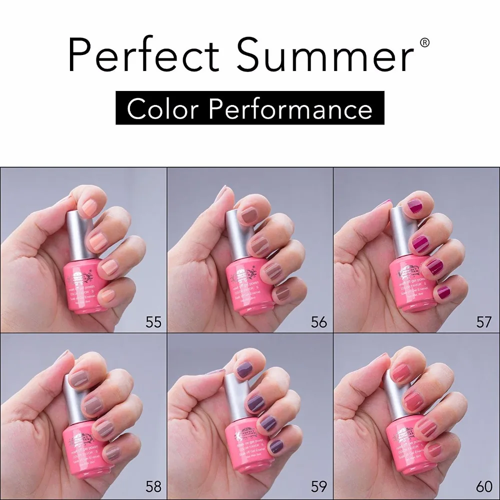 

Perfect Summer Long Lasting High Quality Gel Polish Nail Gel Lacquer 3 pcs 8ml Color UV Gel Polish Soak Off Gel Polish Varnish
