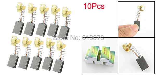 

10 Pcs 15/32" x 11/32" x 15/64" Motor Replacement Carbon Brushes