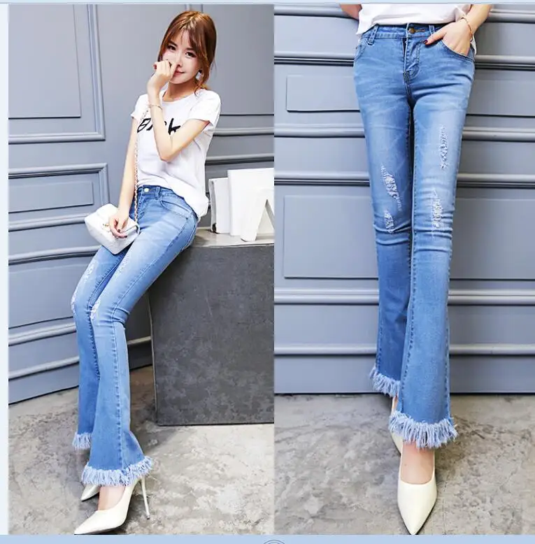 Korean Fashion New Classic Slim Women's Jeans,Popular Casual Denim Pants Pencil jeans Pants Woman Trousers Free shipping w3129