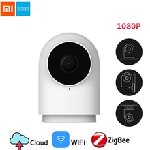 Смарт-Камера Xiaomi Mijia Aqara G2 Gateway Hub Edition, IP Wifi, беспроводная Zigbee, 1080 P, HD, с углом обзора 140 градусов, для умного дома