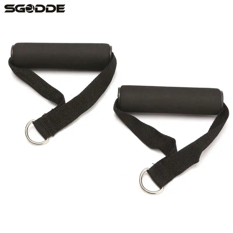 1 par de 12 cm de entrenamiento de energía ajustable elástico ejercicio fuerza Stirrup mango Fitness mango de espuma con Cable de anillo D 1 par de 12 cm de entrenamiento de energía ajustable elástico ejercicio fuerza Stirrup mango Fitness mango de espuma con Cable de anillo D
