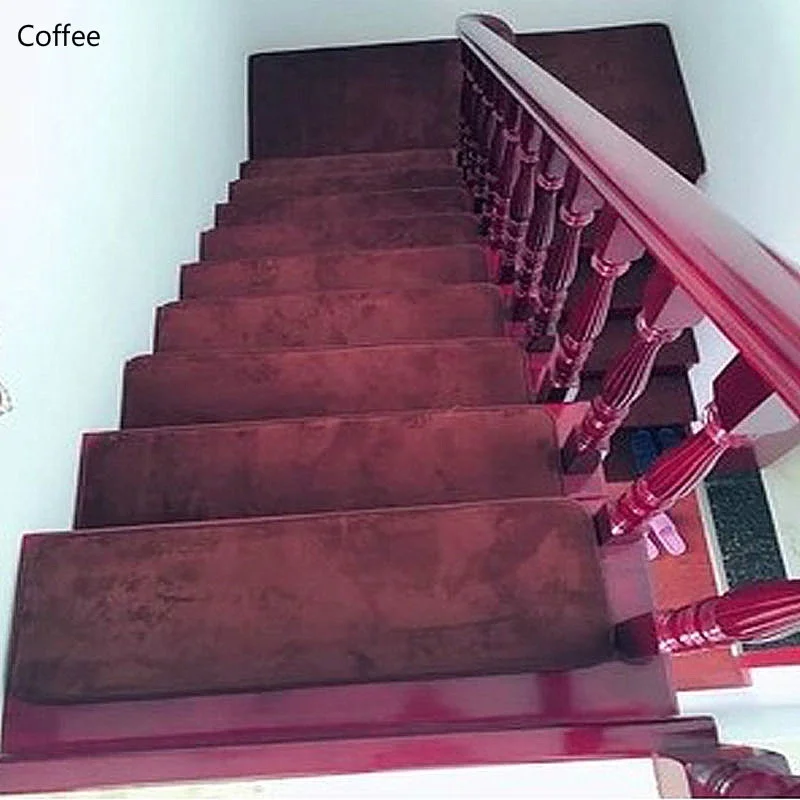 13 шт./компл. лестничные ступени прямоугольные Нескользящие лестничные ковры коврики чистый цвет стильные накладки ковер