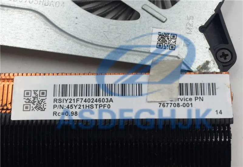 Радиатор охлаждения ЦП для HP Pavilion 14 P 15 17 F V P009NS P051US 767712 001 вентилятор процессора