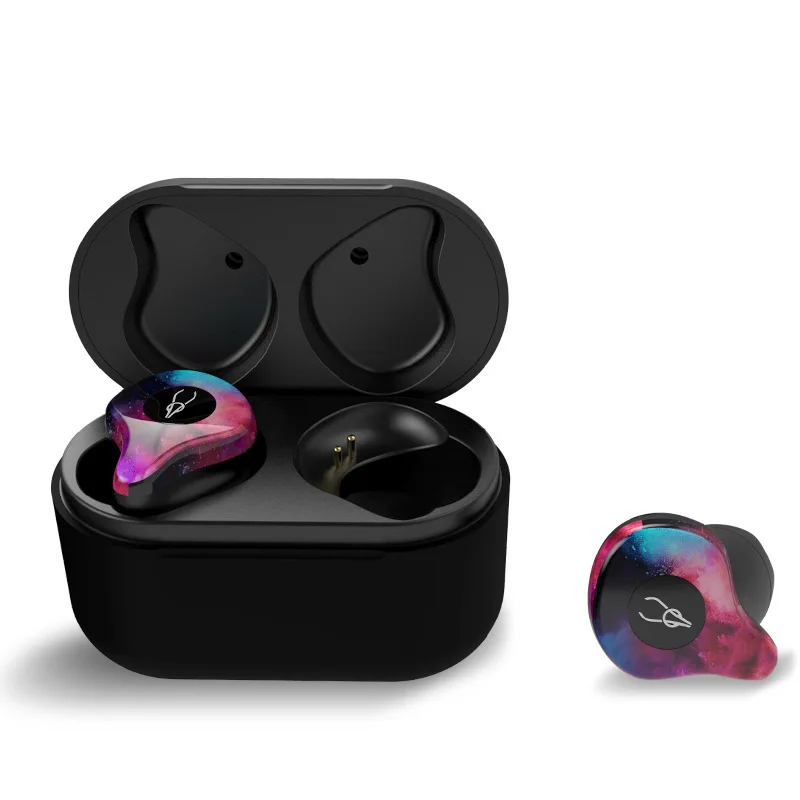 Профессиональные Близнецы мини 3D стерео звук Bluetooth 5,0 наушники невидимые настоящие Беспроводные водонепроницаемые спортивные наушники с power bank