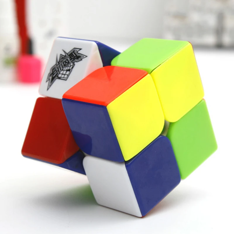 50 мм Cubo Magico cyclone boys Magic Cube 2x2x2 Stickerless Cubo Скорость Cube 2x2 головоломки кубики, игрушки для детей
