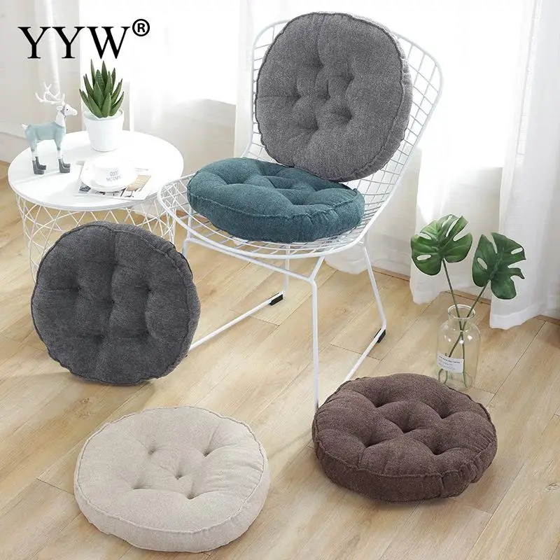 Chair Cushions Gray Soft Seat Cushion Mat Plush Coussin Pad Mad Backrest Dog Pillow Sofa Bed Pillow Home Cojines Decorativos