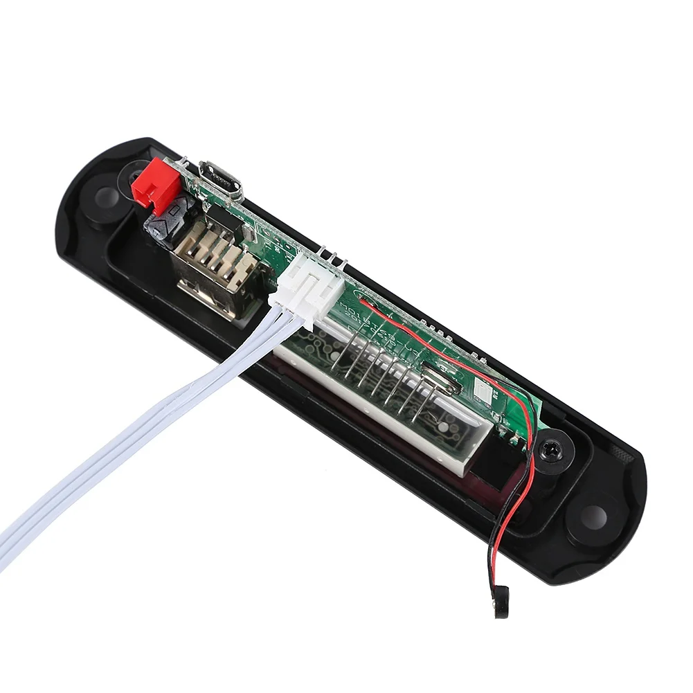 Универсальный беспроводной Bluetooth 12 В 5 в микро usb микрофон 3 мм AUX FLAC MP3 WMA декодер