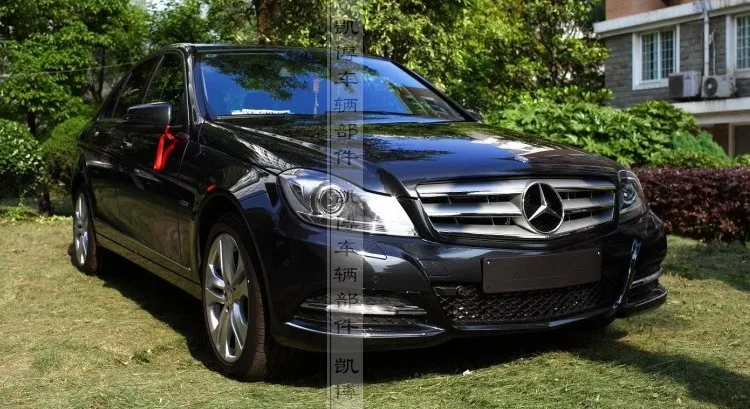 Для Mercedes-Benz W204 головной светильник coverl 11-13 C180 C200 C260 головной светильник Прозрачный светильник в виде ракушки маска головной светильник крышка