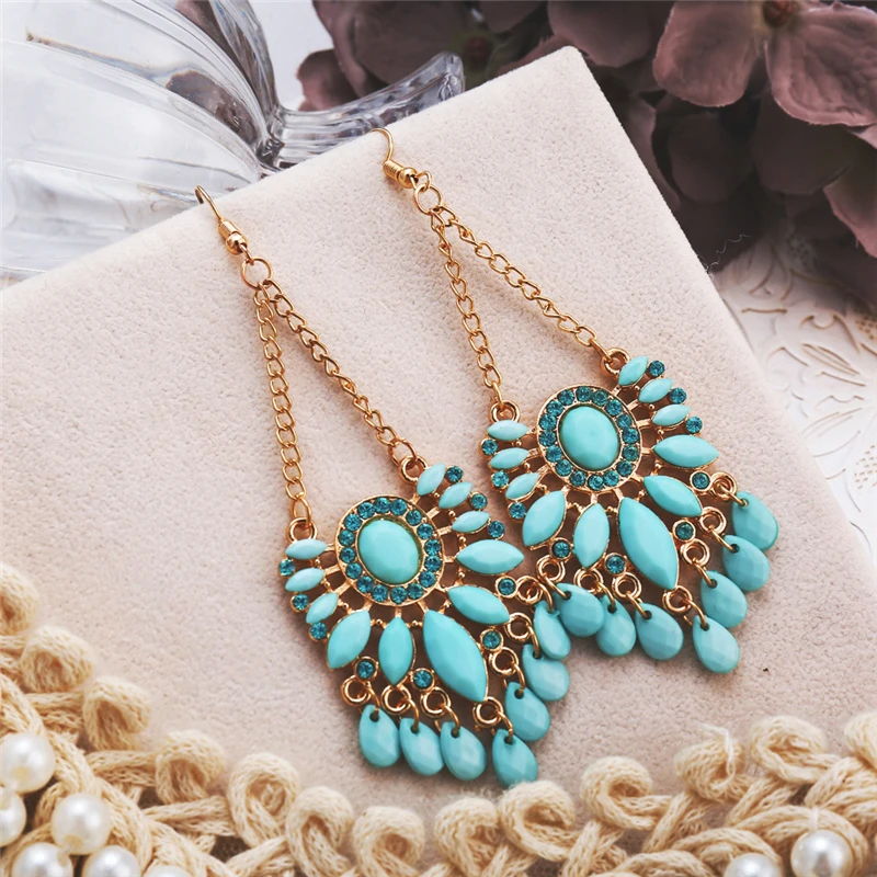 

Bohemia Vintage Earrings For Women Hyperpole Ethnic Dangle Hobo Earrings Female Long Statement Big Tassel Women Earrings Jewelry