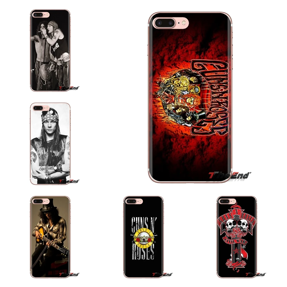 Мягкие прозрачные чехлы Guns'N Roses Axl Rose fan club для Samsung Galaxy J1 J2 J3 J4 J5 J6 J7 J8 Plus 2018 Prime 2015
