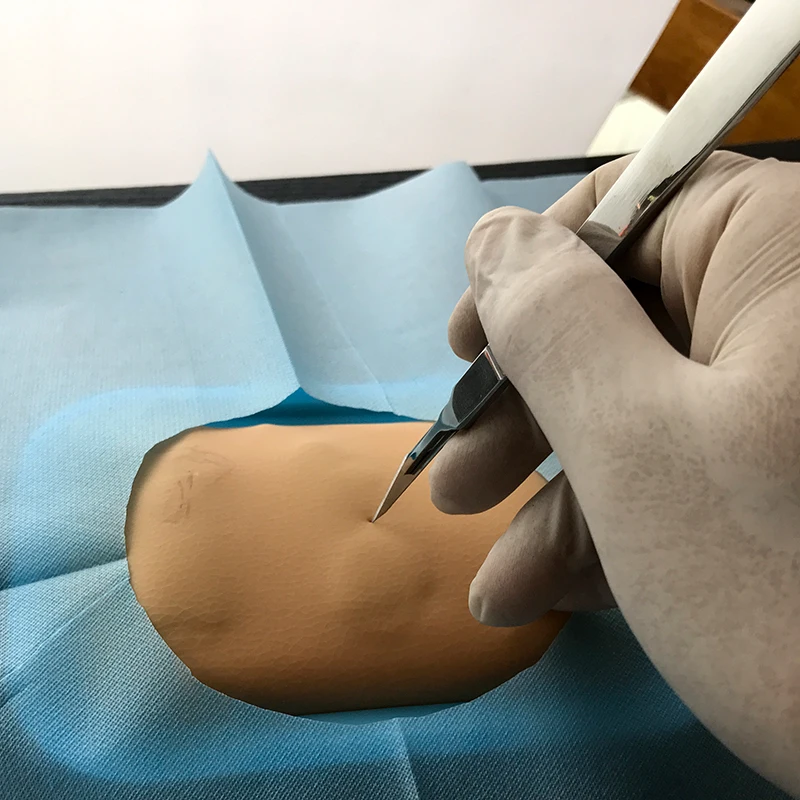 Physician skills abscess incision drainage practice model medical teaching training demonstration silicone skin model
