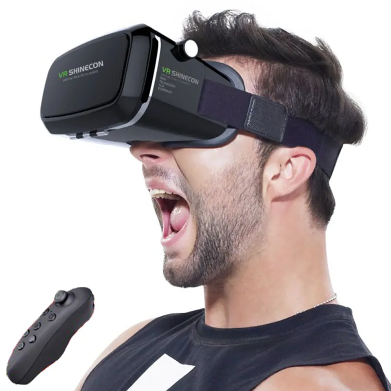 VR Shinecon 1 0 Virtual Reality font b Glasses b font helmet VR Box font b