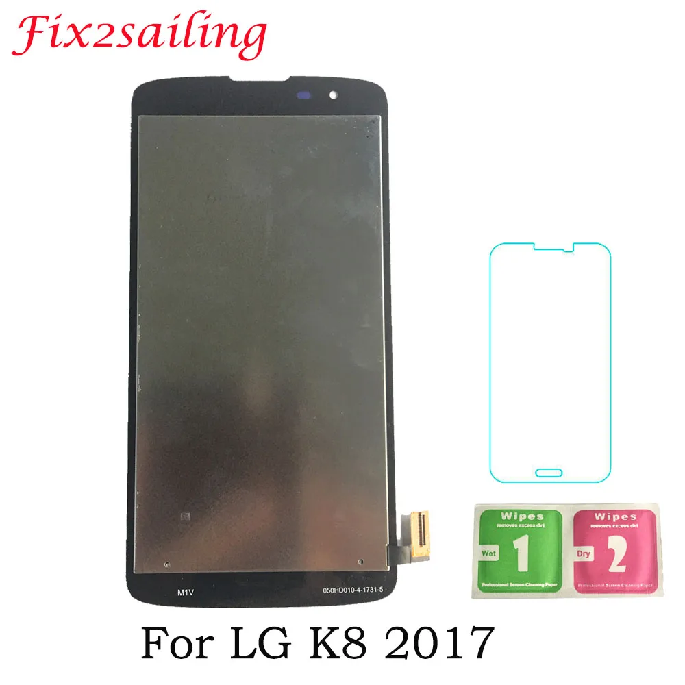 

LCDS For LG K8 2017 Dual SIM X240H X240DSF X240 X240K LCD Display with Touch Screen Digitizer Assembly With frame free shipping