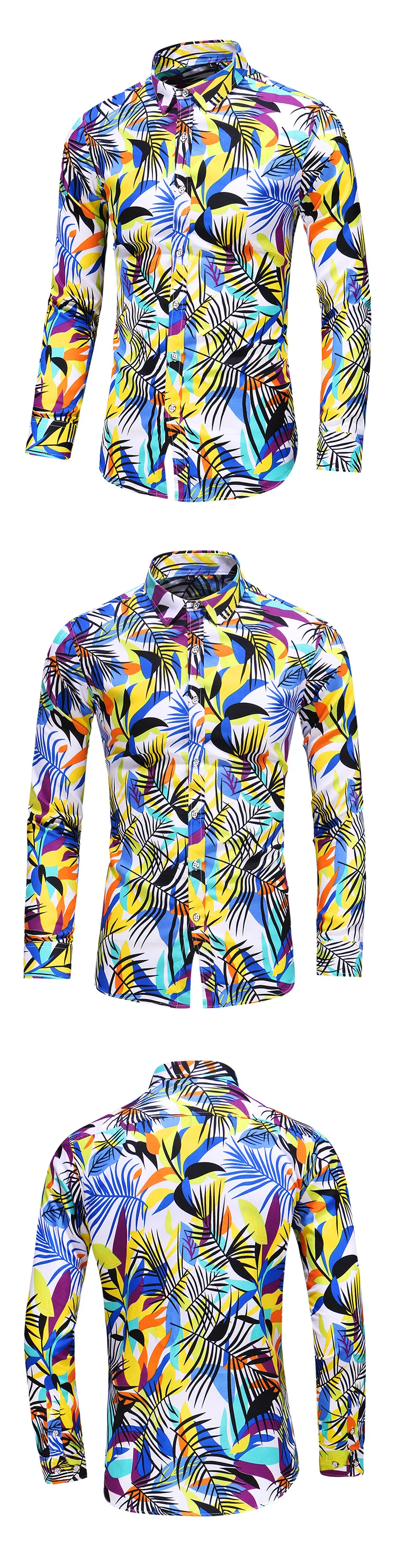 Chemise Homme размера плюс, Мужская модная рубашка, осень, новые рубашки с цветочным принтом для мужчин, 7XL, 6XL, 5XL, Уличная Повседневная мужская рубашка