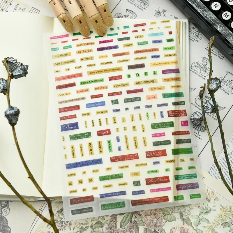 Ksccraft красочные фраза веллум бумажные наклейки для скрапбукинга Happy planner/изготовление открыток/Журнал проекта