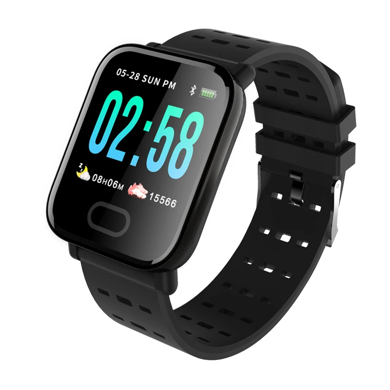 A6 Smart Band Blood Pressure Bracelet Heart Rate Monitor Sport Fitness Tracker IP67 Waterproof Wristband Watch | Электроника