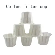 100 шт./компл. бумажный фильтр для кофе эспрессо Кофе корпус фильтра Чай мешок фильтр сеточка для заваривания зеленого чая Бумага форма для торта
