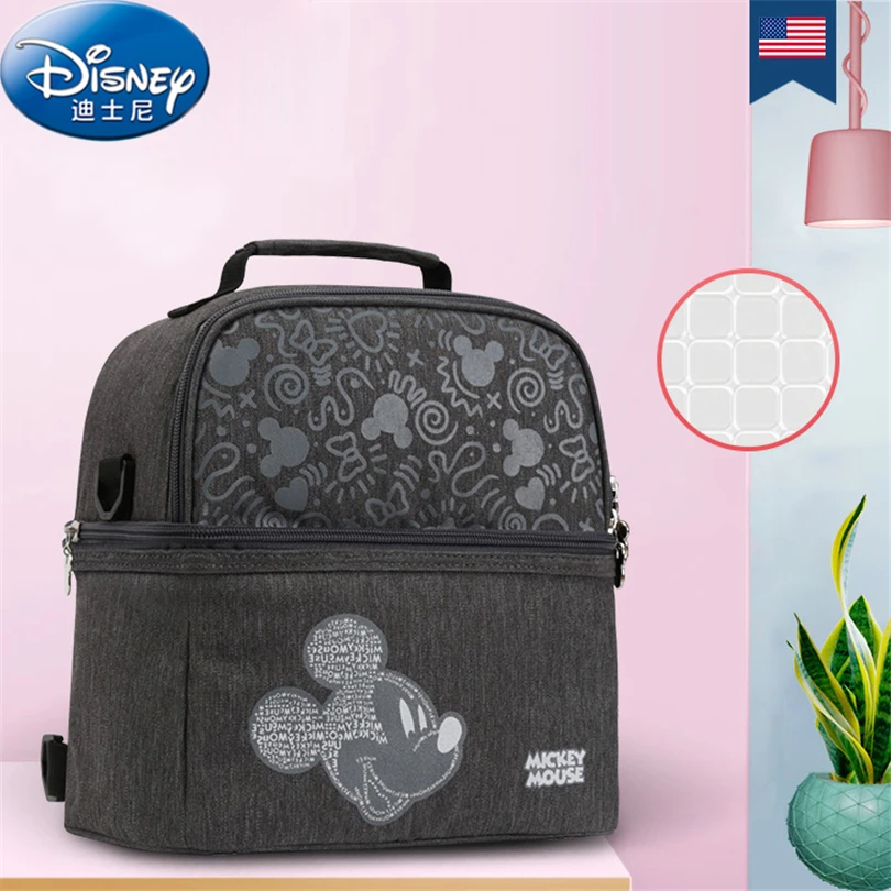 

Disney Insulation Waterproof Mummy Bag Milk Food Storage Thermal Bag Warmer Box Baby Feeding Bottle Thermal Keeps Drinks HG059