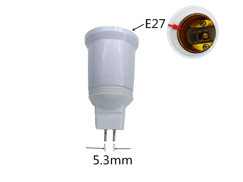 

MR16 Lamp socket adapter MR16 to E27 lamp base MR16 turn to E27 lamp holder turn to MR16 Lamp head converter G5.3 TO E27