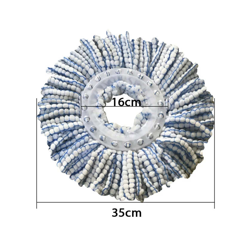 1 шт. 360 Волшебные автоматические вращающиеся напольные швабры насадка на швабру из микрофибры Замена вращаются бытовые чистящие аксессуары