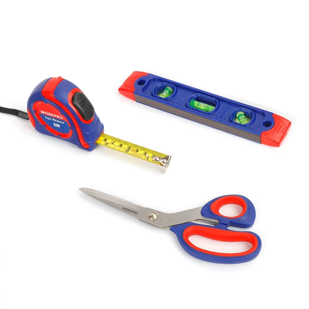 WORKPRO 54PC Household Tool Set Screwdriver Set Electrical Tool Bag Home Tools 