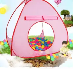 Большой Портативный детская игровая палатка океан шары бассейн яма дети Крытый открытый садовый домик игрушка Рождественский подарок для