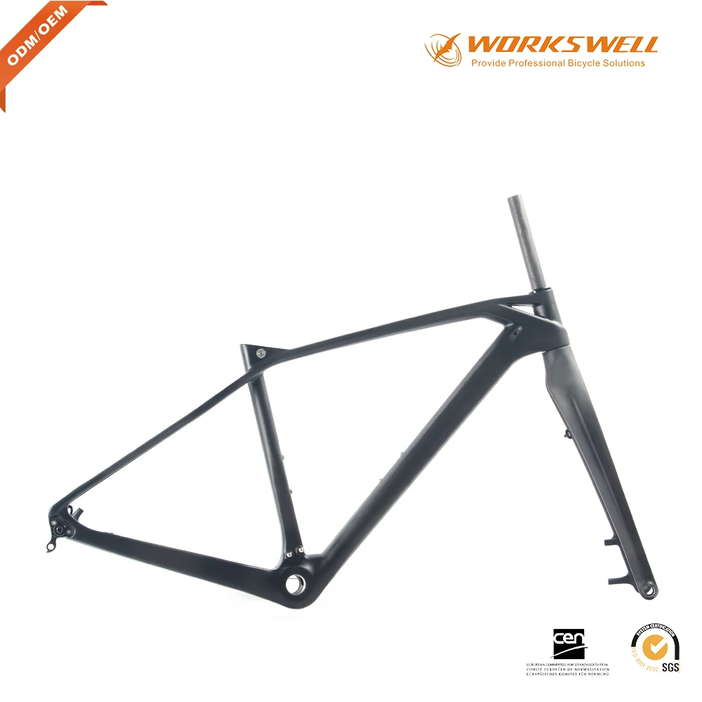 

27.5er PF30 BSA BB30 BB92 hot selling carbon frame UD matte mountain bicycle frame disc brake