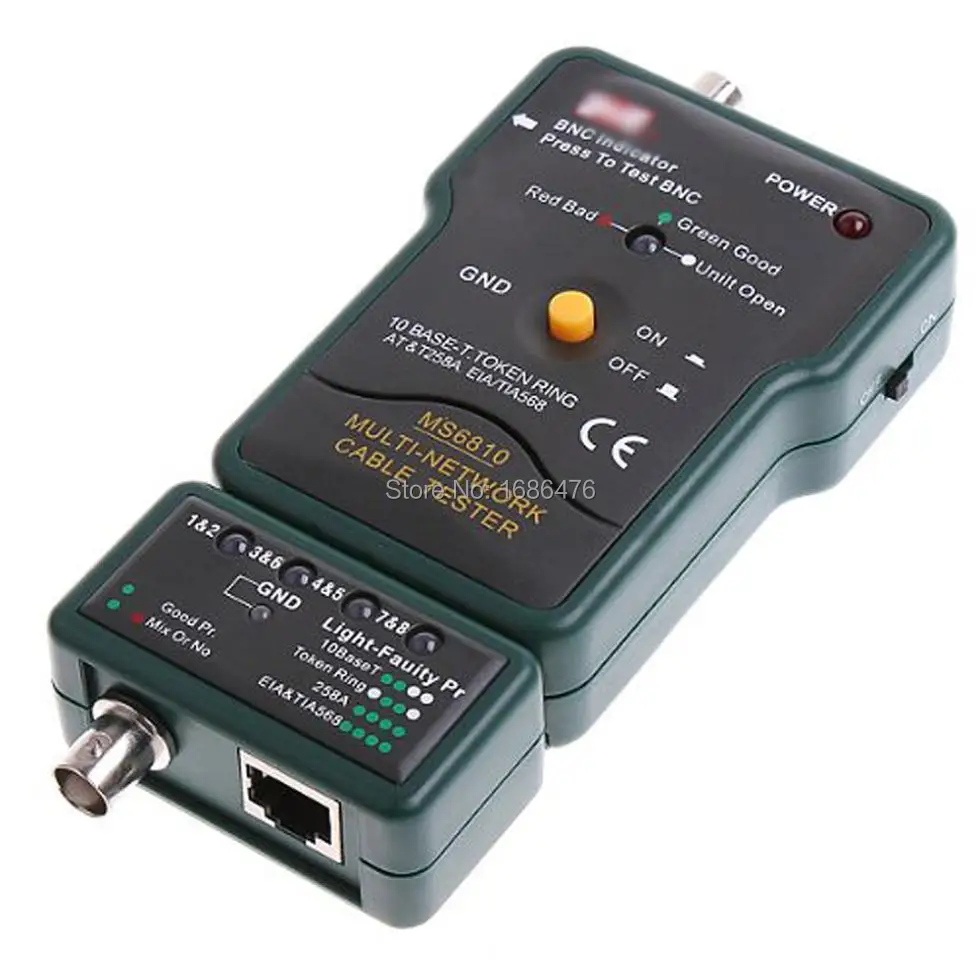 Free shipping MS6810 Multi Network Cable Tester Meter RJ45 for for