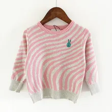 BOBOZONE/свитер с оборками и вышивкой кролика для маленьких мальчиков и девочек; сезон осень-зима