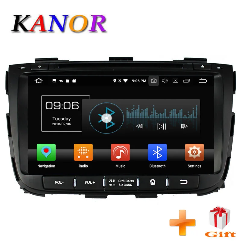 KANOR Octa Core IPS Android 8 0 RAM 4g 32g ROM 2 din font b Car