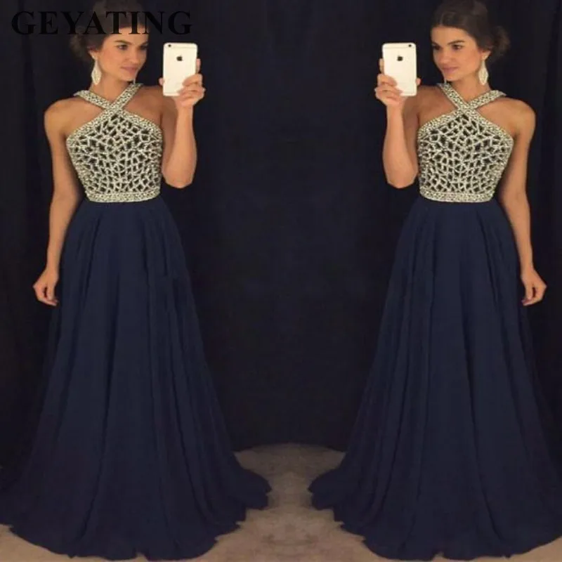 elegant halter dress
