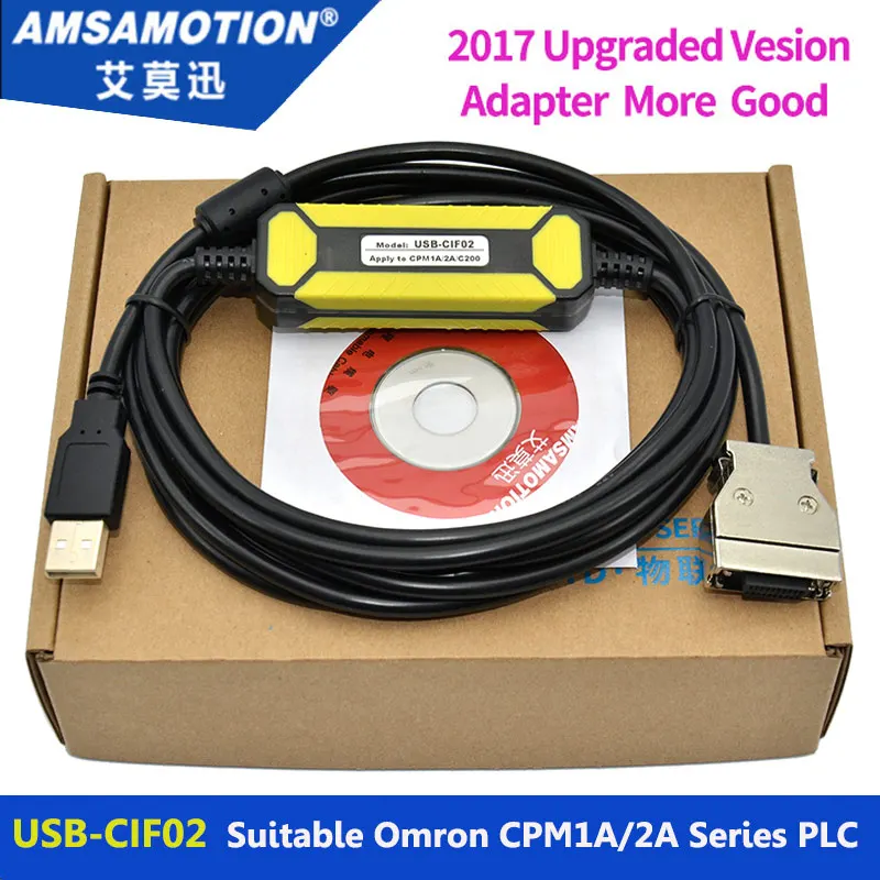 USB-CIF02 адаптер USB CIF02 для Omron CQM1-CIF02 USB к RS232 подходит CPM1/CPM1A/CPM2A/CPM2AH/C200HS серии PLC