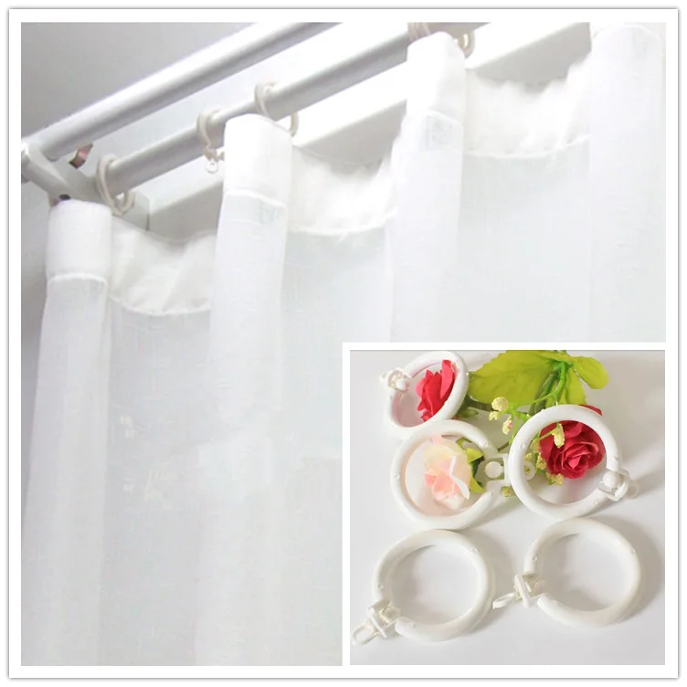 

Curtain accessories roman ring grommet for curtain Window hole-digging rod ring hanging plastic rings for Roman Rod