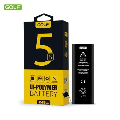 

GOLF Original Accumulator 1560mAh Battery For Apple iPhone 5S 5C With Retail Package