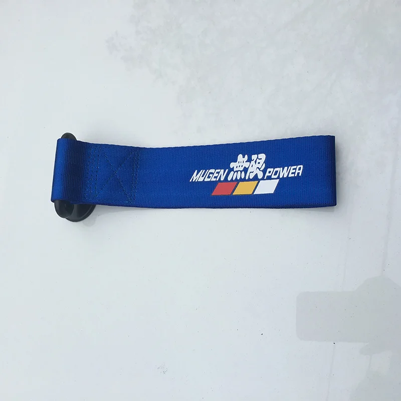 Mugen Universele Hoge Kwaliteit Racing Auto Tow Strap/Sleepkabels/Haak/Slepen Bars Met Sticker Gemakkelijk Installeren