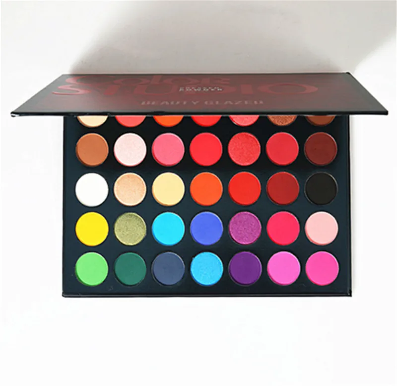 Красота глазурованная 35 цветов студия макияж тени для век Палитра хайлайтер тени для век Pallete