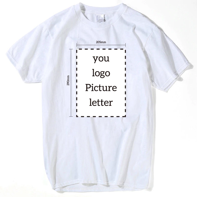 

2019 Customized Tshirts men Women Female Print Your Own Design High Quality Send Out In White Color boy and gril