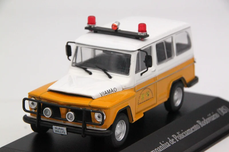 IXO Алтая 1:43 Весы сельских Willys Companhia de policiamento rodoviario RS Игрушечные лошадки модели автомобилей литой Ограниченная серия коллекции
