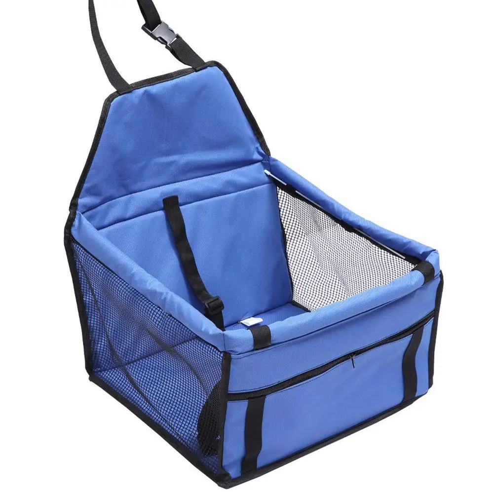Автокресло для животных для собак, щенков, кошек Авто Перевозчик барсетка корзина безопасности с Гренадин дышащая подушка-35