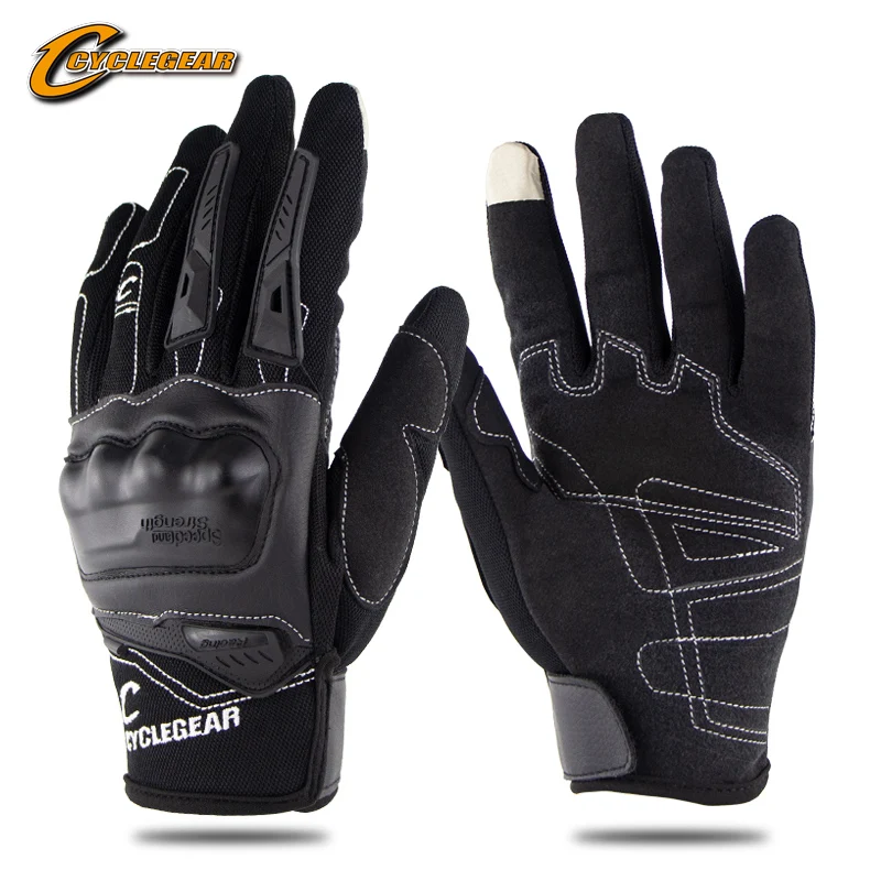 

CYCLEGEAR CG668 Summer Breathable Motorcycle Riding Gloves Screen-touch Motocicleta Guantes Moto Luva Motocross Protective Revit