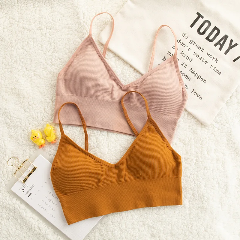

Women Tube Top Sexy Camisole Comfortable Wire Free Underwear Seamless Padded Bralette