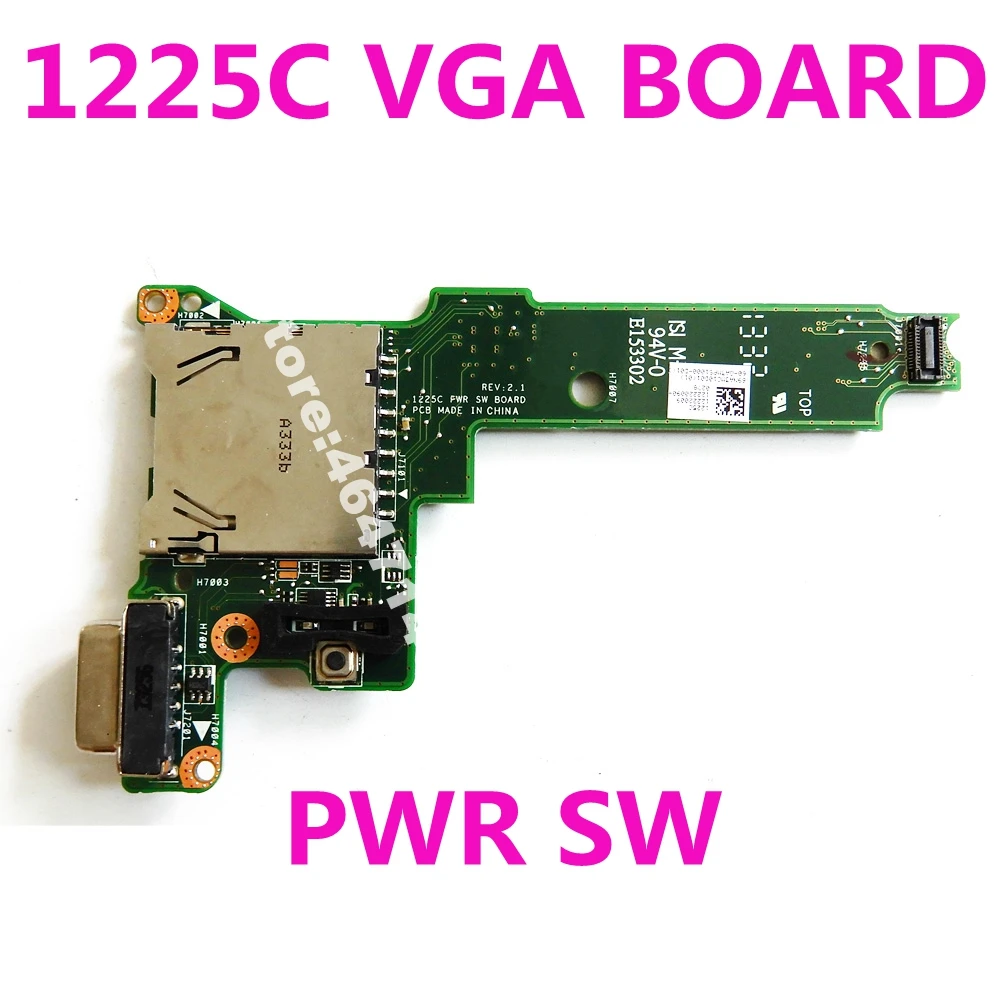 

1225C Power SW Board For Asus Eee PC 1225C 1225B 1225 Power board vga switch button sd reader board Test 100% OK