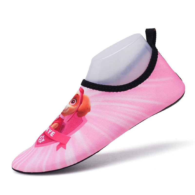 UncleJerry/Легкая водонепроницаемая обувь для мальчиков и девочек; удобная эластичная обувь; детская обувь с рисунком; пляжная обувь
