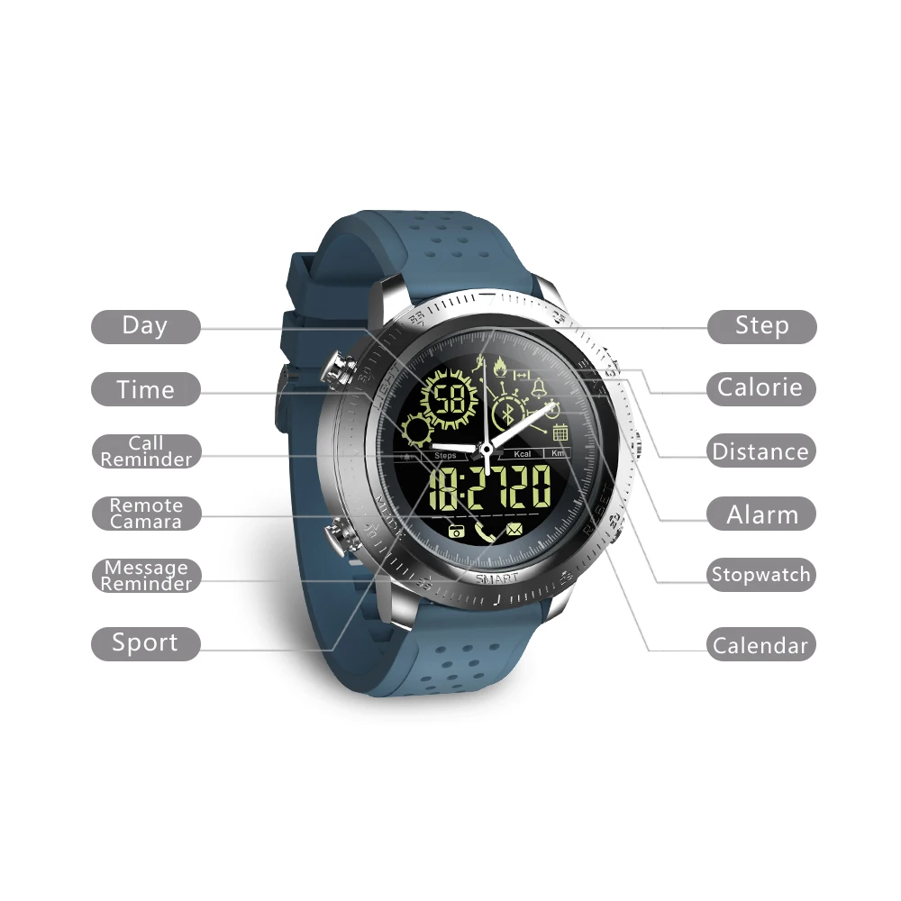SENBONO Bluetooth NX02 трекер активности умные часы пройденное расстояние калорий Шагомер