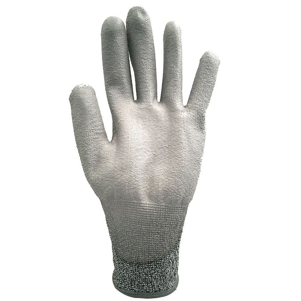 SAFETY-INXS 18 калибр PU покрытие уровень 3 ограненные защитные рабочие перчатки