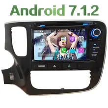 8 ”Android 7.1 4 ядра 2 ГБ Оперативная память 4 г Wi-Fi аудио SWC dab + dvd-плеер Радио GPS NAVI Стерео для Mitsubishi Outlander 2014-2015